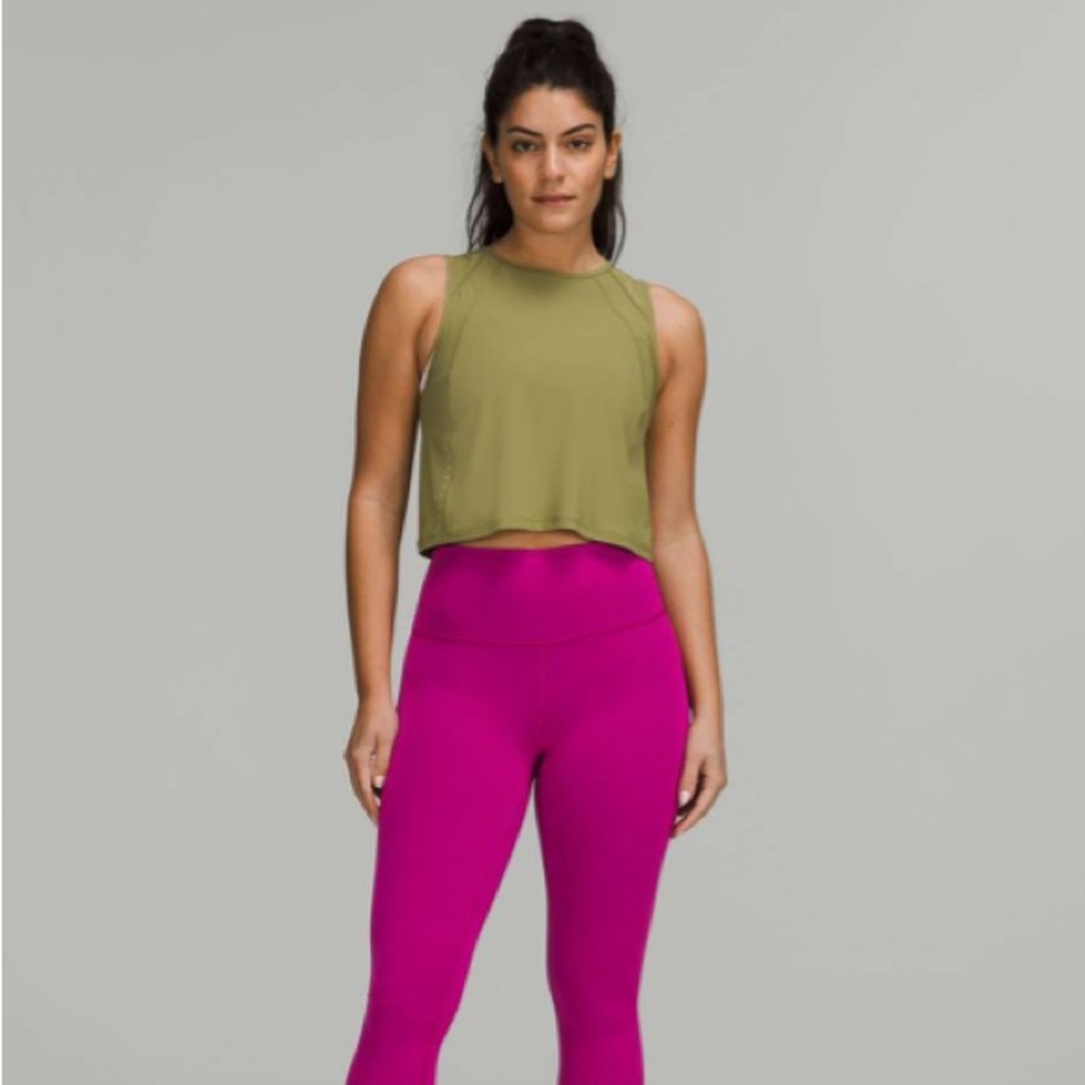 Lululemon Sculpt Cropped Tank Top